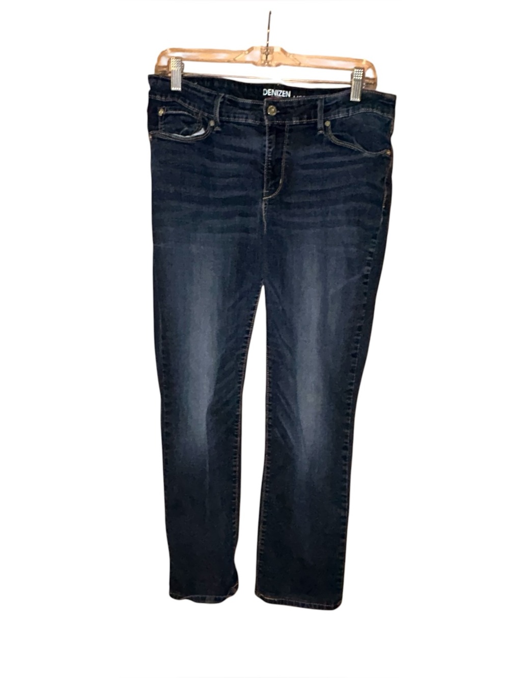 Denizen From Levi’s Modern Slim Jeans Women’s 14 W32 Dark Wash Stretch Denim